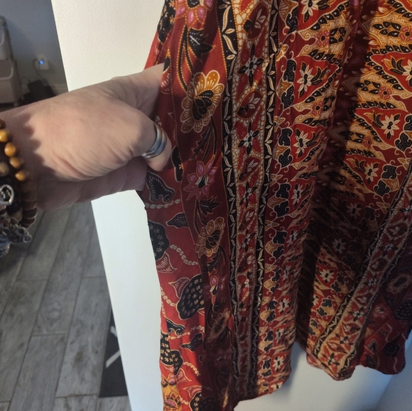 Bohemian Sleeveless Dress - Multicolor Size M #320 - Picture 3 of 3
